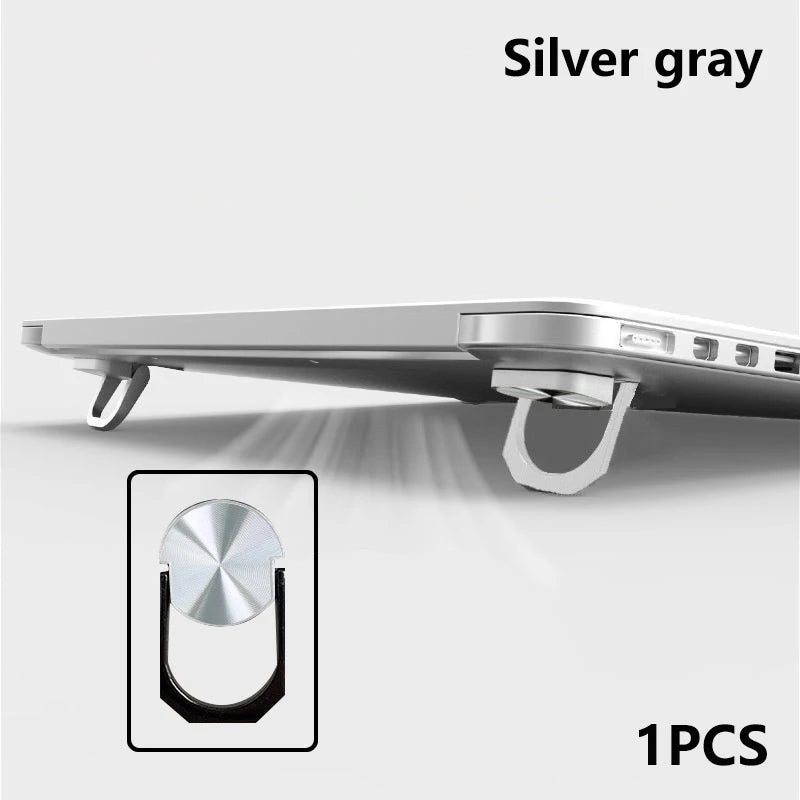 1pc Laptop Stand Invisible Radiator Portable Foldable Storage Stand Business Simple Comfortable Office Universal Computer Model