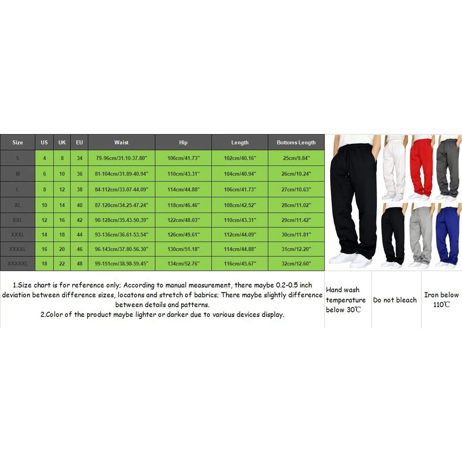Men's Black Sweatpants Elastic High Waist Drawstring Baggy Casual Trousers Jogger Running Trousers Pantalones Hombre Plus Size