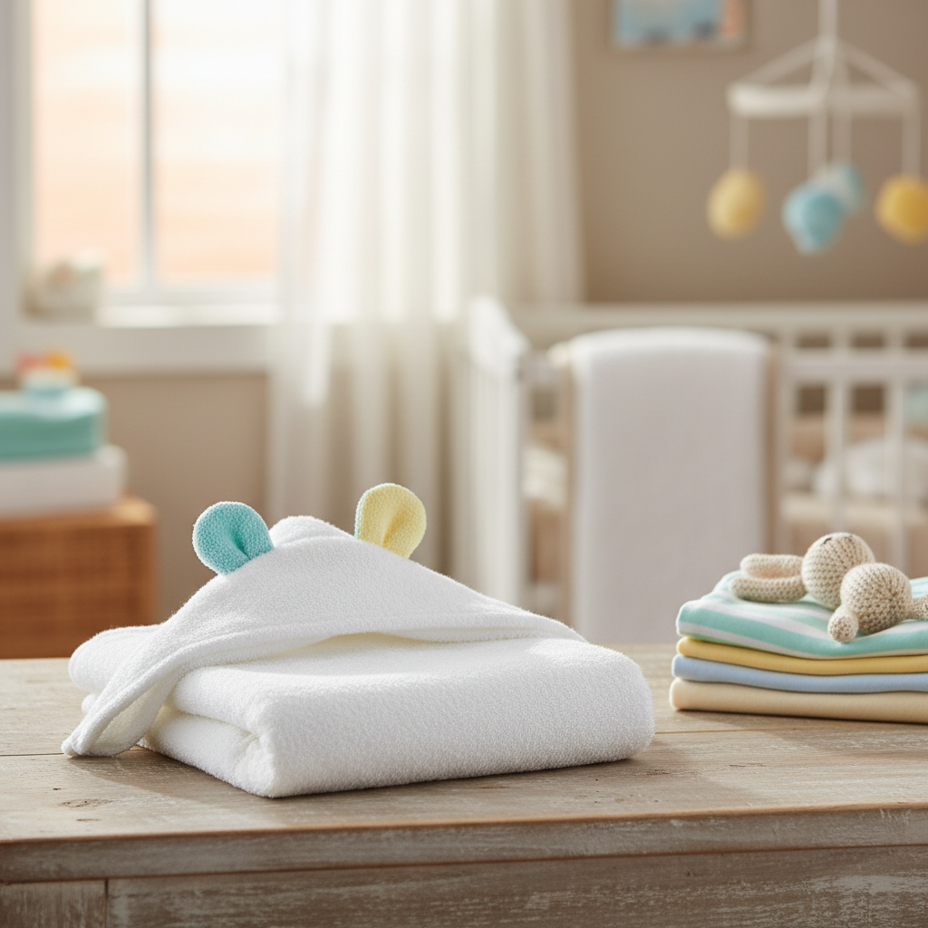 Cloud Dream Nursery Hooded Towels