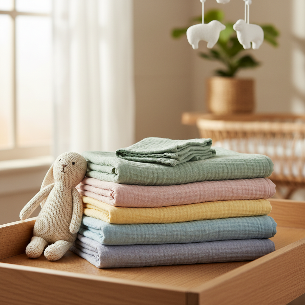 Cloud Dream Nursery Swaddle Blankets